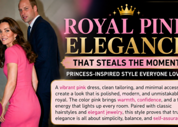 Royal Pink Elegance: Why a Simple Princess-Inspired Look Still Feels Timeless After 50