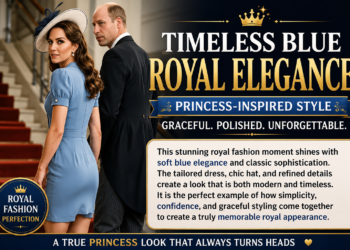 Timeless Blue Royal Elegance: Why This Princess-Inspired Style Still Feels Beautiful After 50