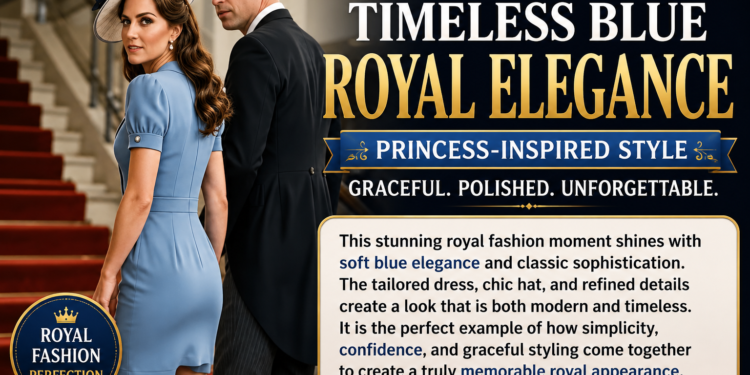 Timeless Blue Royal Elegance: Why This Princess-Inspired Style Still Feels Beautiful After 50
