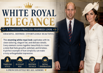 White Royal Elegance: Why Princess-Inspired Style Still Feels Timeless After 50