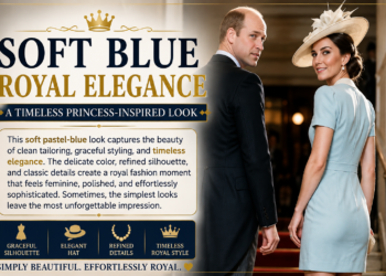 Soft Blue Royal Elegance: Why This Princess-Inspired Style Feels Timeless After 50