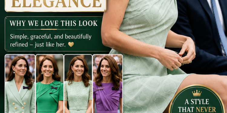 Princess Catherine and the Quiet Elegance of Soft Green Royal Fashion