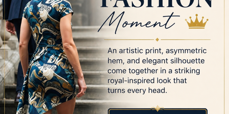 A Bold Royal Fashion Moment: When Statement Prints Meet Timeless Elegance