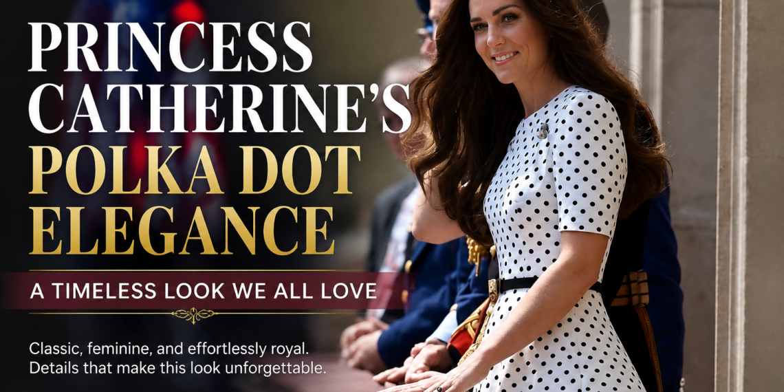 Princess Catherine’s Polka Dot Elegance: Why This Timeless Royal Style Still Feels Fresh