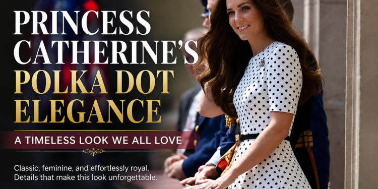 Princess Catherine’s Polka Dot Elegance: Why This Timeless Royal Style Still Feels Fresh