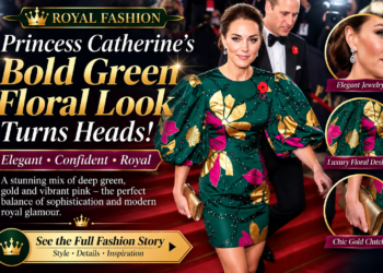 Princess Catherine’s Bold Green Floral Style: Why Dramatic Royal Fashion Can Still Feel Timeless