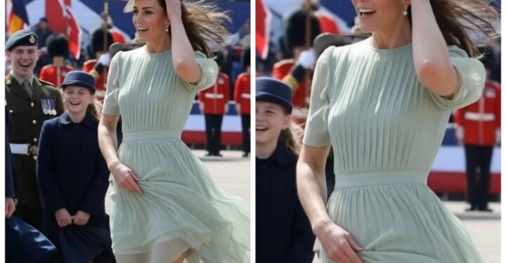 Princess Catherine’s Graceful Windy-Day Fashion Moment That Captivated Royal Style Admirers