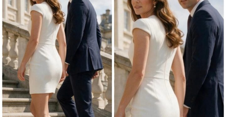 Princess Catherine’s White Dress Look and the Timeless Appeal of Luxury Fashion