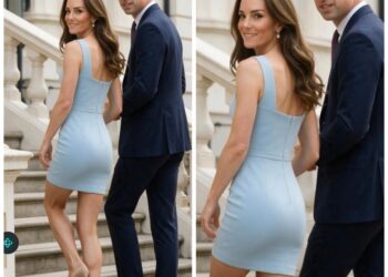 Princess Catherine’s Soft Blue Look and the Gentle Side of Luxury Fashion