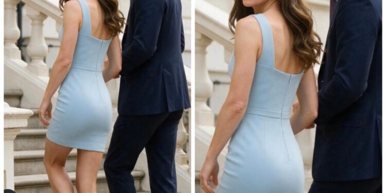 Princess Catherine’s Soft Blue Look and the Gentle Side of Luxury Fashion