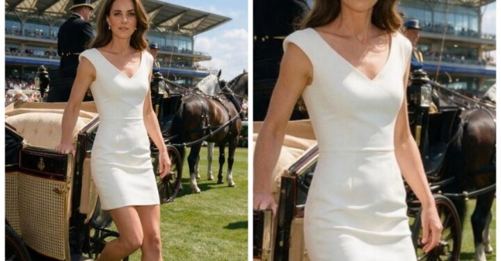 Princess Catherine’s White Dress Moment and the Timeless Beauty of Luxury Fashion