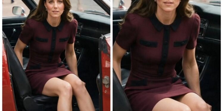 The Burgundy Dress Moment That Makes Luxury Fashion Feel Effortless