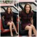 The Burgundy Dress Moment That Makes Luxury Fashion Feel Effortless