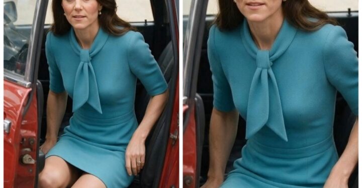 The Teal Dress Moment That Makes Luxury Fashion Feel Timeless